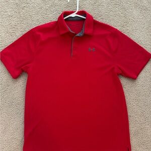 Men’s Under Armour Half Button Collared Golf Shirt